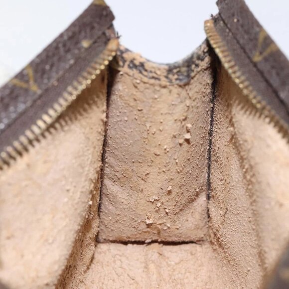 LOUIS VUITTON Monogram Poche Toilette 15 Pouch M47546 LV Auth am8106 - Picture 11 of 16